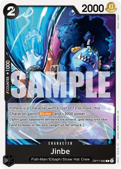 Jinbe - OP17-083 - Common - The World's Strongest Warriors