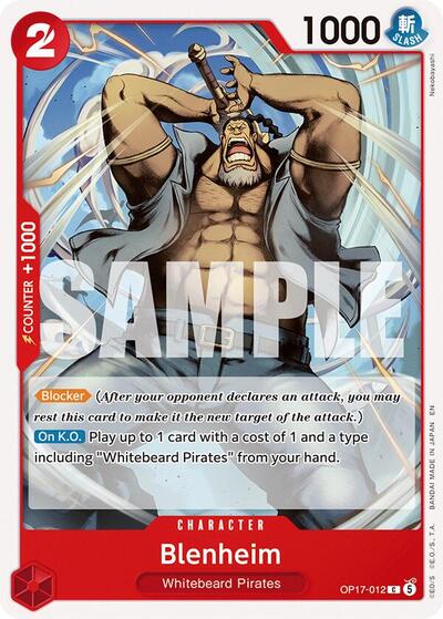 Blenheim - OP17-012 - Common - The World's Strongest Warriors