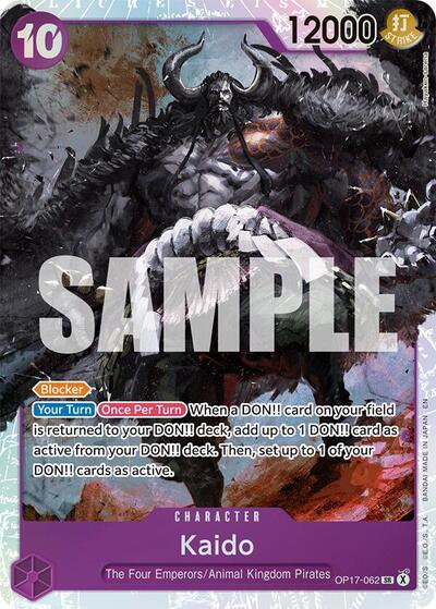 Kaido - OP17-062 - Super Rare - The World's Strongest Warriors