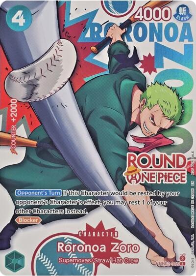 Roronoa Zoro (Round 1 Promo) - PRB02-006 - Rare - One Piece Promotion Cards
