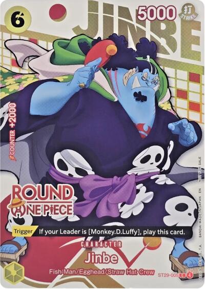 Jinbe (Round 1 Promo) - ST29-005 - Common - One Piece Promotion Cards