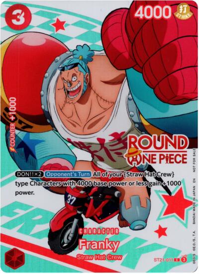 Franky (Round 1 Promo) - ST21-011 - Common - One Piece Promotion Cards