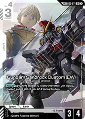 Gundam Sandrock Custom (EW) (R+) (Link Rare) - GD05-071 - Full Art Rare - Freedom Ascension