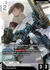 Gundam Heavyarms Custom (EW) (C+) (Link Rare) - GD05-079 - Full Art Common - Freedom Ascension