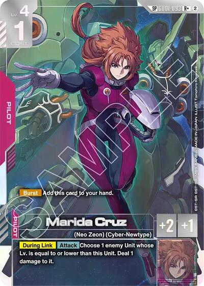 Marida Cruz (R+) (SP) - GD01-093 - Full Art Rare - Freedom Ascension