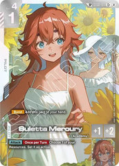 Suletta Mercury (C+) (SP) - ST01-011 - Full Art Common - Freedom Ascension