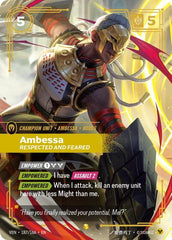 Ambessa, Respected and Feared - 187/166 - Showcase (Overnumbered) - Vendetta