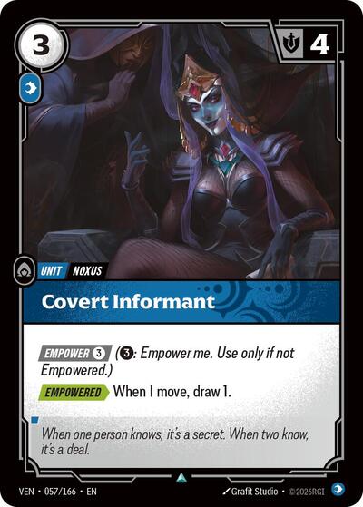 Covert Informant - 057/166 - Uncommon - Vendetta