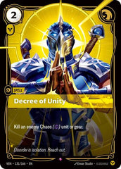 Decree of Unity - 131/166 - Rare - Vendetta