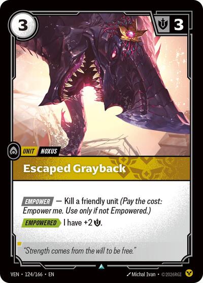 Escaped Grayback - 124/166 - Uncommon - Vendetta
