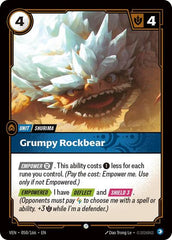 Grumpy Rockbear - 050/166 - Common - Vendetta