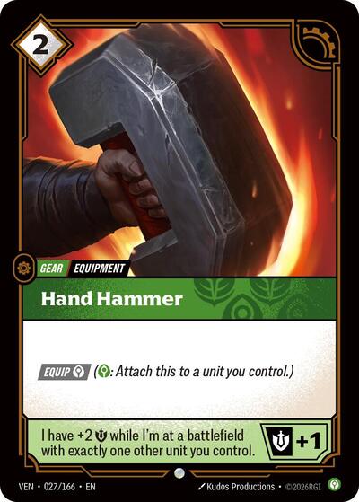 Hand Hammer - 027/166 - Common - Vendetta