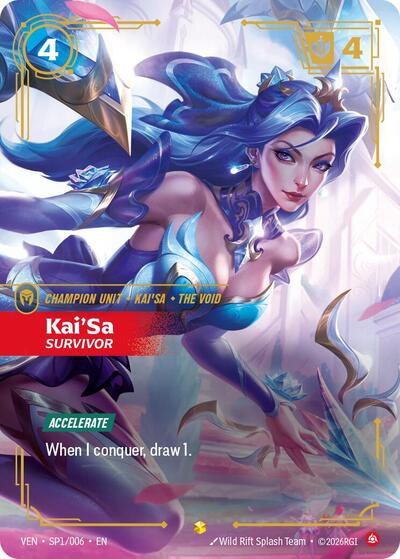 Kai'Sa, Survivor - SP1/006 - Showcase - Vendetta