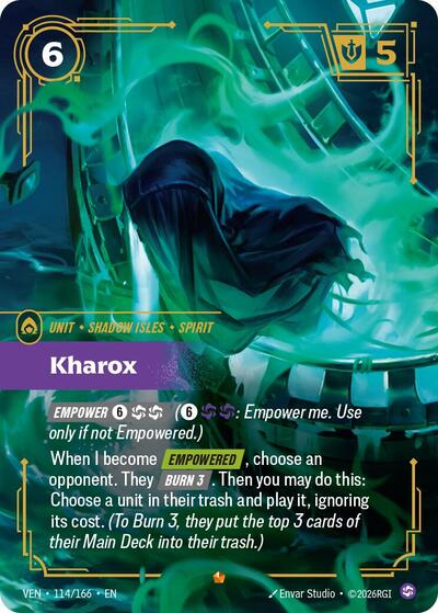 Kharox - 114/166 - Epic - Vendetta