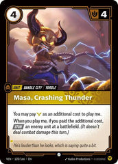 Masa, Crashing Thunder - 120/166 - Common - Vendetta