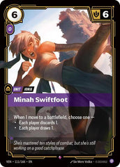 Minah Swiftfoot - 111/166 - Rare - Vendetta