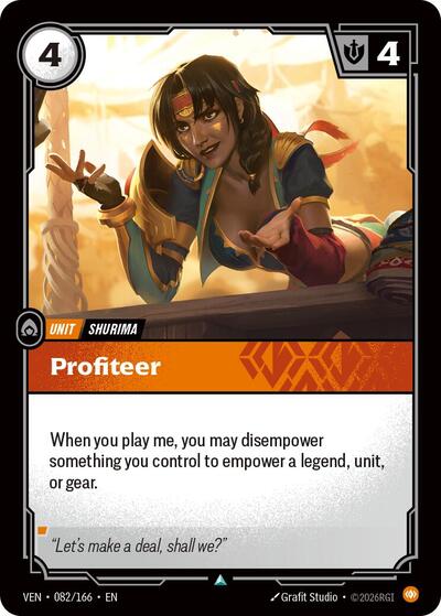Profiteer - 082/166 - Uncommon - Vendetta