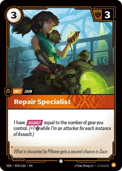 Repair Specialist - 076/166 - Common - Vendetta