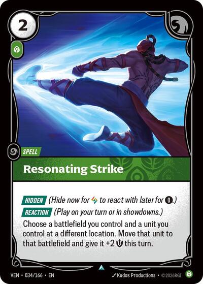 Resonating Strike - 034/166 - Uncommon - Vendetta