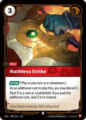 Ruthless Strike - 008/166 - Common - Vendetta