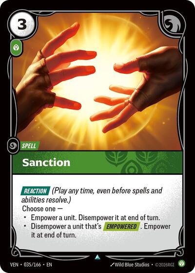 Sanction - 035/166 - Uncommon - Vendetta