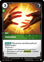 Sanction - 035/166 - Uncommon - Vendetta