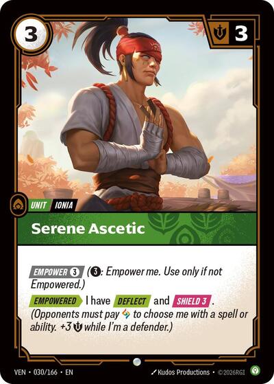 Serene Ascetic - 030/166 - Common - Vendetta