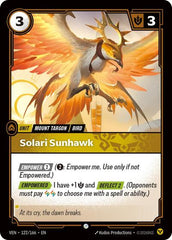 Solari Sunhawk - 122/166 - Common - Vendetta