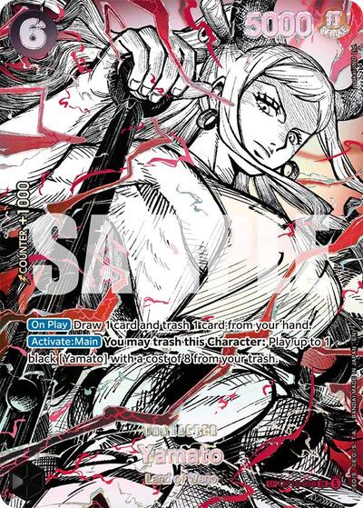 Yamato - OP16-098 - Super Rare (Special Alternate Art) - The World's Strongest Warriors