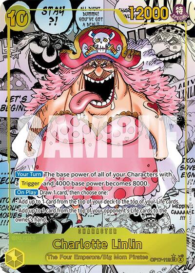 Charlotte Linlin - OP17-112 - Super Rare (Manga Alt Art) - The World's Strongest Warriors
