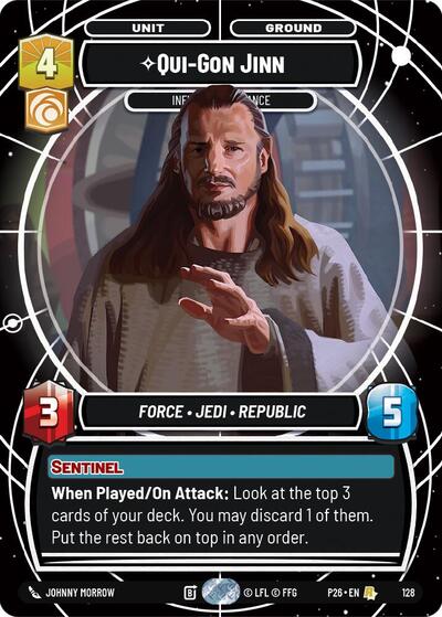 Qui-Gon Jinn - Influencing Chance - 128 - Rare - Galactic Championship 2026