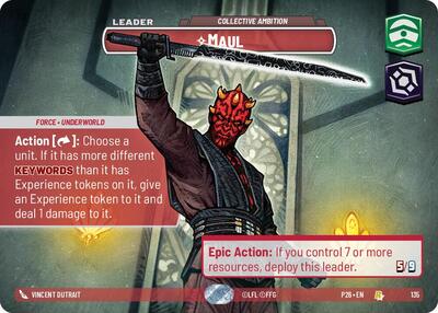 Maul - Collective Ambition (Prize Wall) - 135 - Rare - Galactic Championship 2026