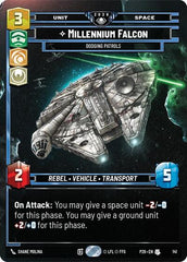 Millennium Falcon - Dodging Patrols (Prize Wall) - 141 - Uncommon - Galactic Championship 2026