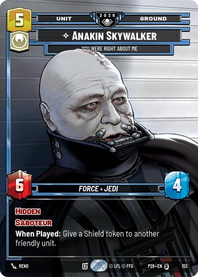 Anakin Skywalker - You Were Right About Me (Prize Wall) - 152 - Special - Galactic Championship 2026