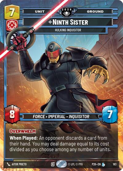Ninth Sister - Hulking Inquisitor - 183 - Legendary - Galactic Championship 2026