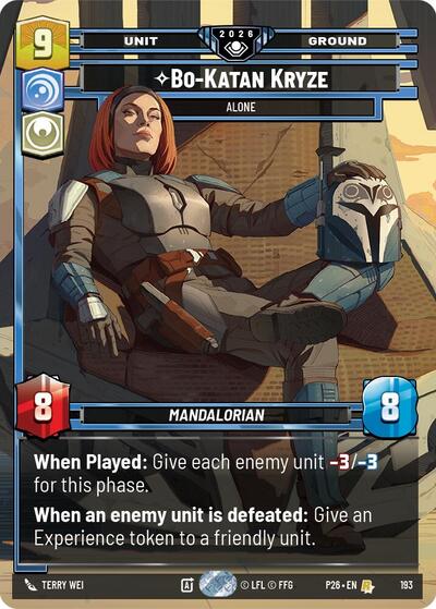 Bo-Katan Kryze - Alone - 193 - Rare - Galactic Championship 2026