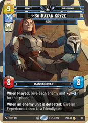 Bo-Katan Kryze - Alone - 193 - Rare - Galactic Championship 2026