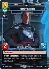 Moff Gideon - Remnant Commander (Top 64) - 195 - Uncommon - Galactic Championship 2026