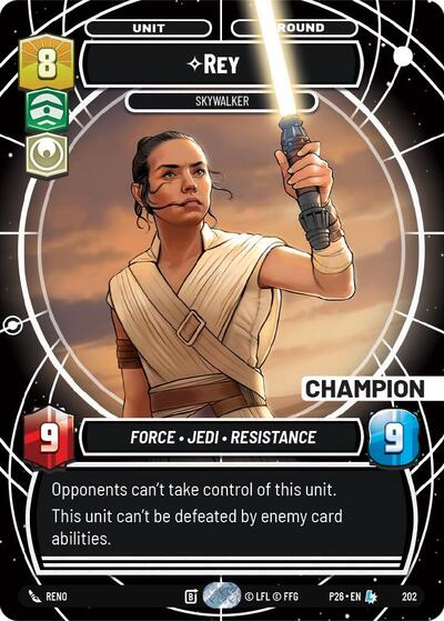Rey - Skywalker (Champion) - 202 - Legendary - Galactic Championship 2026