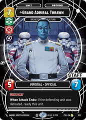 Grand Admiral Thrawn - Orchestrating His Return (Staff) - 203 - Rare - Galactic Championship 2026