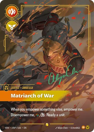 Ambessa, Matriarch of War - 196*/166 - Showcase (Signature) - Vendetta