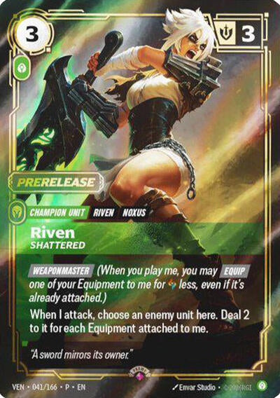 Riven, Shattered - 041/166 - Promo - Riftbound Organized Play Promotional Cards