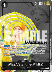 Miss.Valentine(Mikita) (Winner Pack 2026 Vol. 3) - OP14-087 - Rare - One Piece Promotion Cards