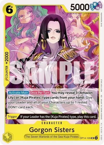 Gorgon Sisters (Tournament Pack 2026 Vol. 3) - OP14-105 - Uncommon - One Piece Promotion Cards