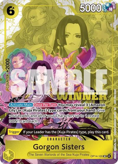 Gorgon Sisters (Winner Pack 2026 Vol. 3) - OP14-105 - Uncommon - One Piece Promotion Cards