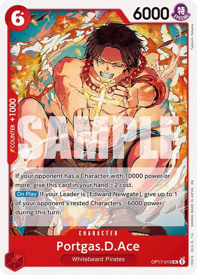 Portgas.D.Ace - OP17-013 - Uncommon - The World's Strongest Warriors