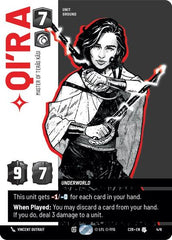 Qi'ra - Master of Teras Kasi - 4/6 - Uncommon - 2026 Convention Exclusive
