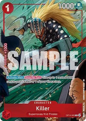 Killer - OP14-005 - Common (One Piece Card Game Illustration Box Vol. 8) - One Piece Promotion Cards
