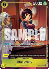 Shakuyaku - OP14-107 - Uncommon (One Piece Card Game Illustration Box Vol. 7) - One Piece Promotion Cards