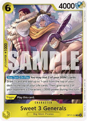 Sweet 3 Generals - OP17-114 - Rare - The World's Strongest Warriors